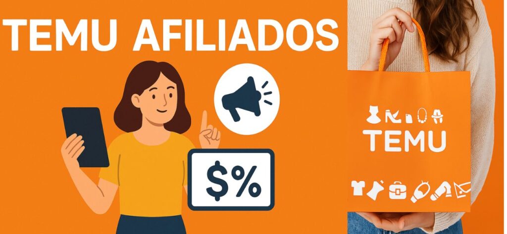 Seja afiliado Temu