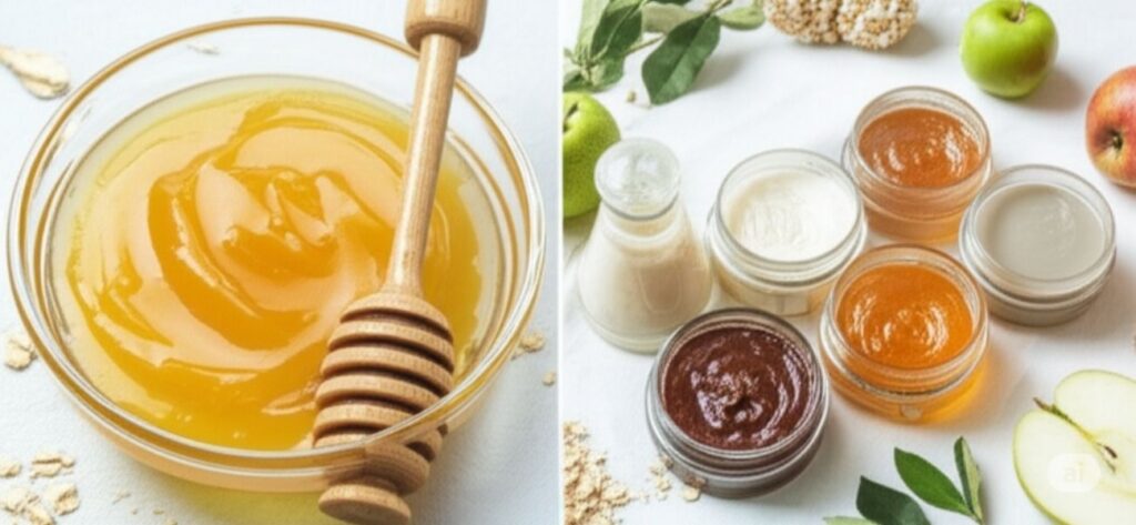 Mel para fazer um creme natural para péle